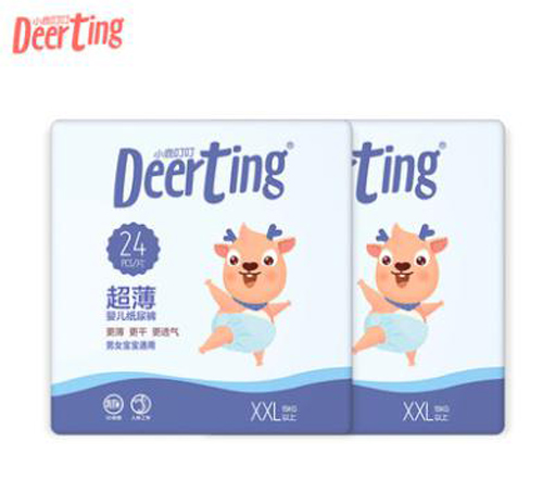 天貓爆款小鹿叮叮超薄紙尿褲迄今已售超過(guò)2億片