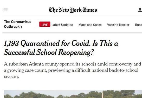 美國兒童新冠感染者激增 校園重啟遍布陷阱