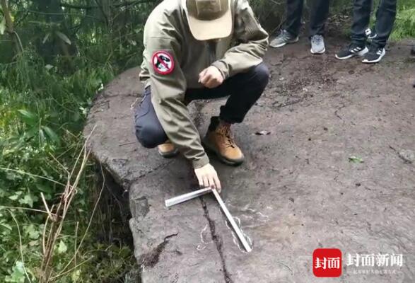 四川5歲小男孩發(fā)現(xiàn)恐龍足跡 一眼認(rèn)定雞爪印是恐龍足跡