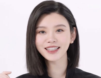 奚夢瑤孕期拍廣告臉蛋發(fā)福明顯，四肢卻仍然纖細(xì)