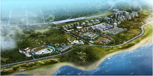 數(shù)字教育小鎮(zhèn)位于長樂濱海新區(qū)